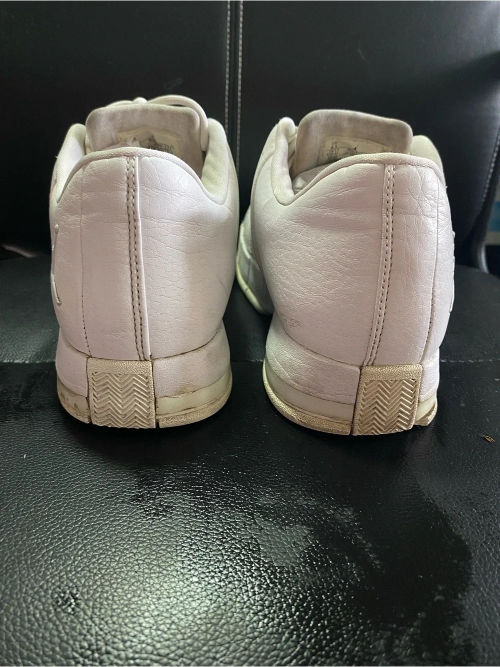 Jordan Team Elite 2 Low Men’s Leather Sneakers in White Size 8.5